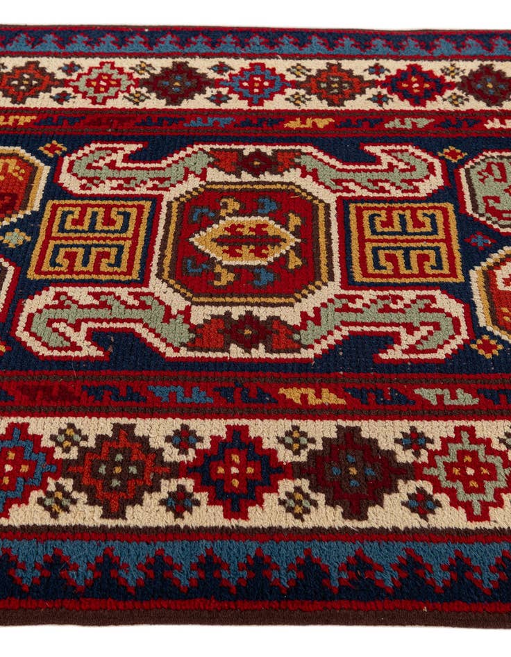 Detail image of  2' 11 x 11' 4  Hand Knotted Moroccan Wool Runner Rug