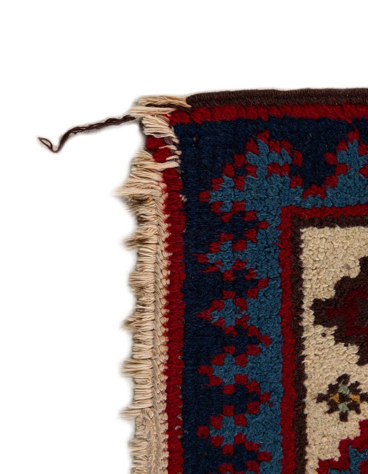 Detail image of  2' 11 x 11' 4  Hand Knotted Moroccan Wool Runner Rug