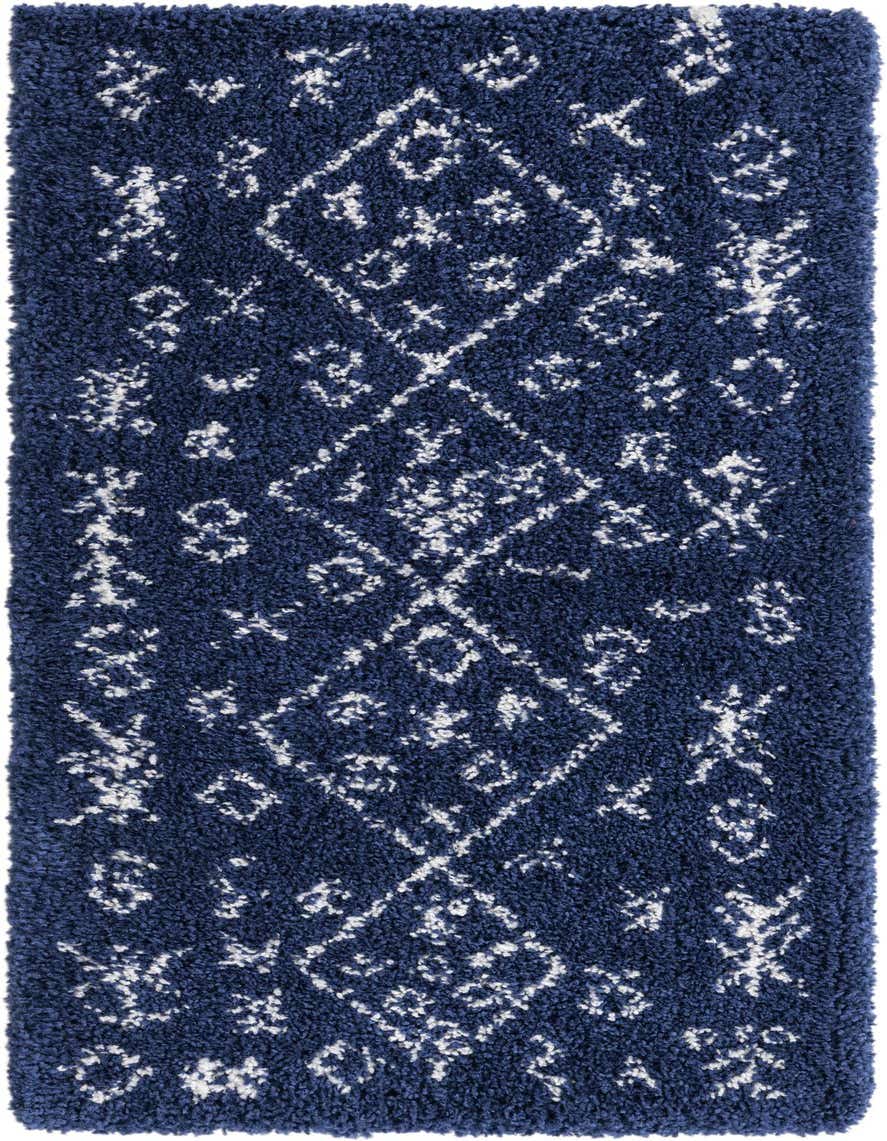 Primary image  2' 7 x 6' Moroccan Shag Runner Rug