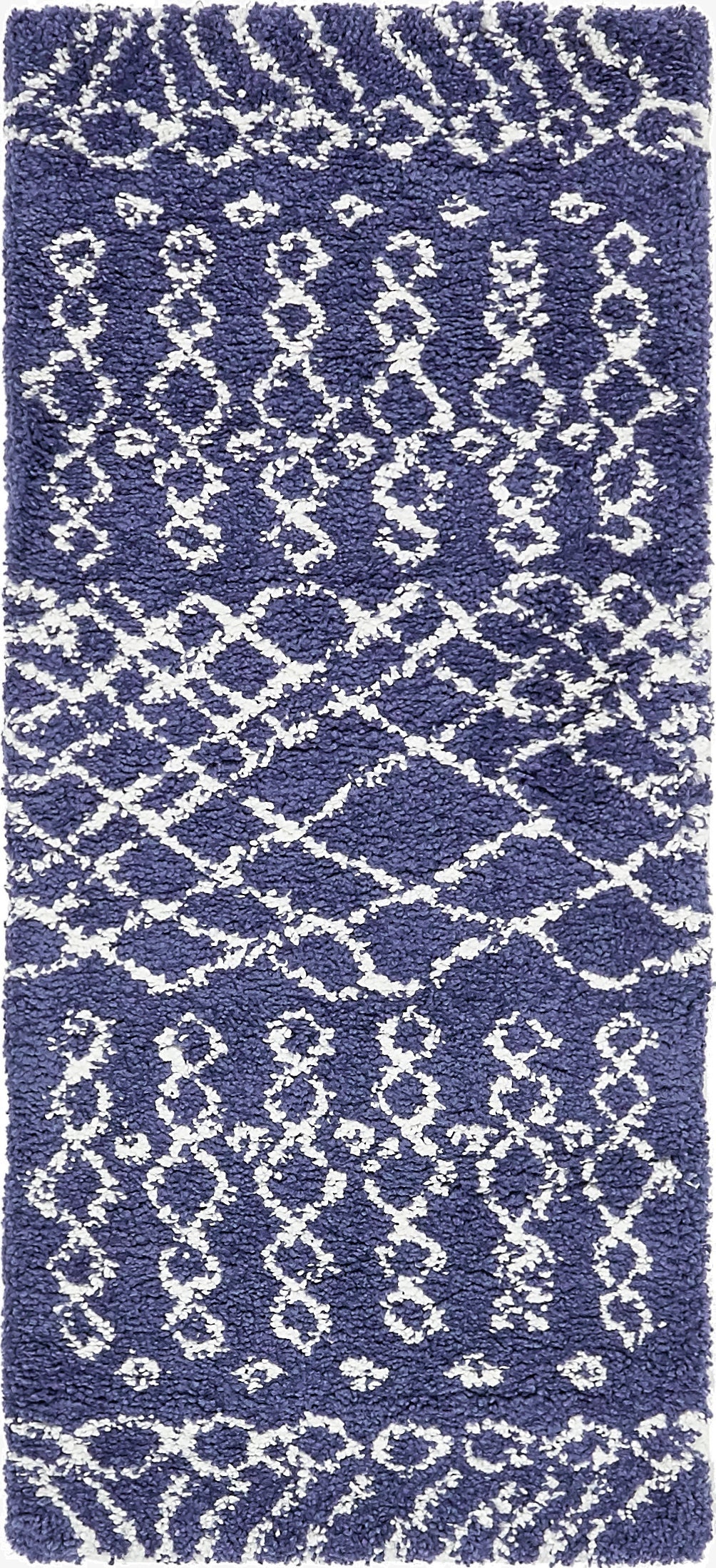 Primary image  2' 7 x 6' Moroccan Shag Runner Rug
