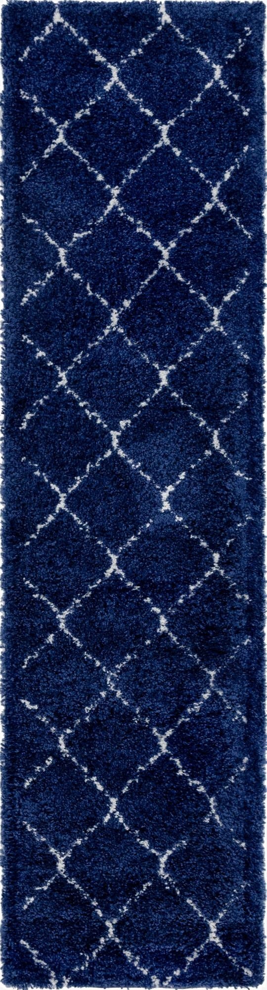  2' 7 x 10' Moroccan Shag Runner Rug