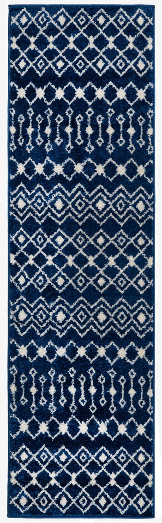  2' x 7' Moroccan Trellis Runner Rug