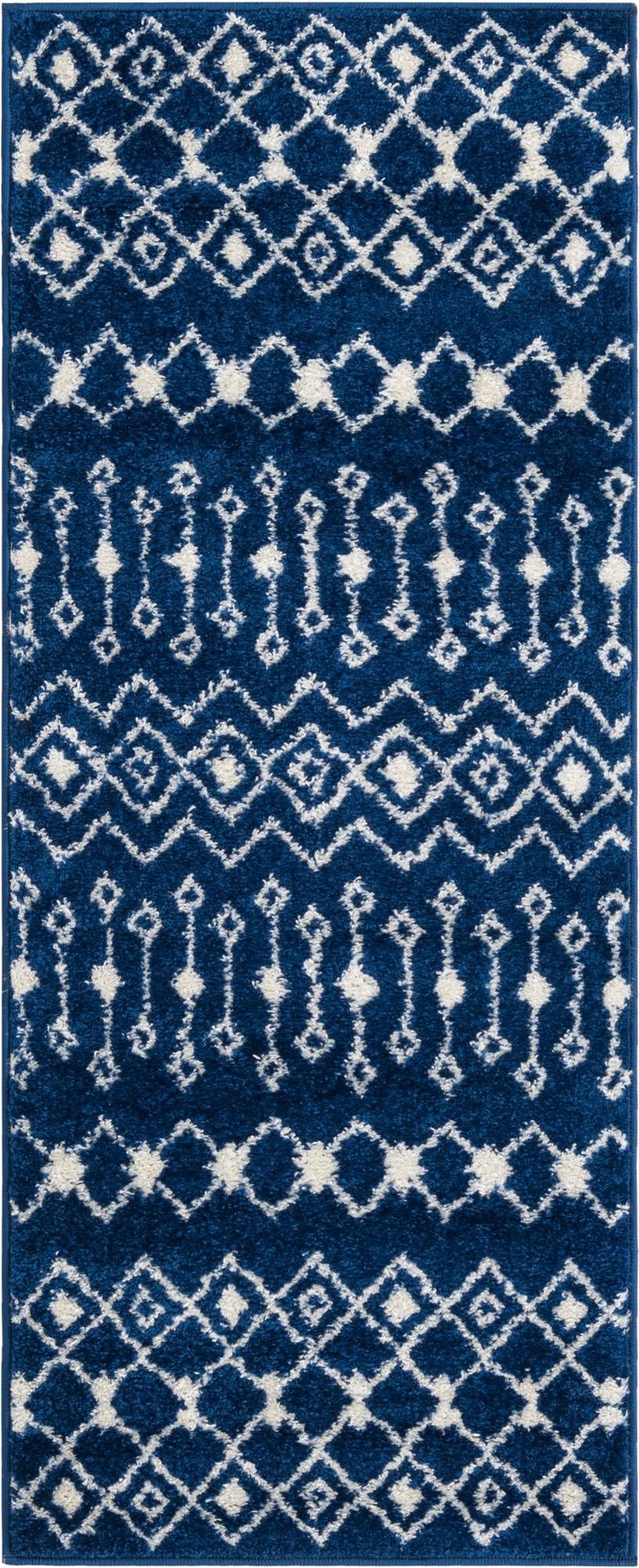  2' x 5' 3 Moroccan Trellis Runner Rug