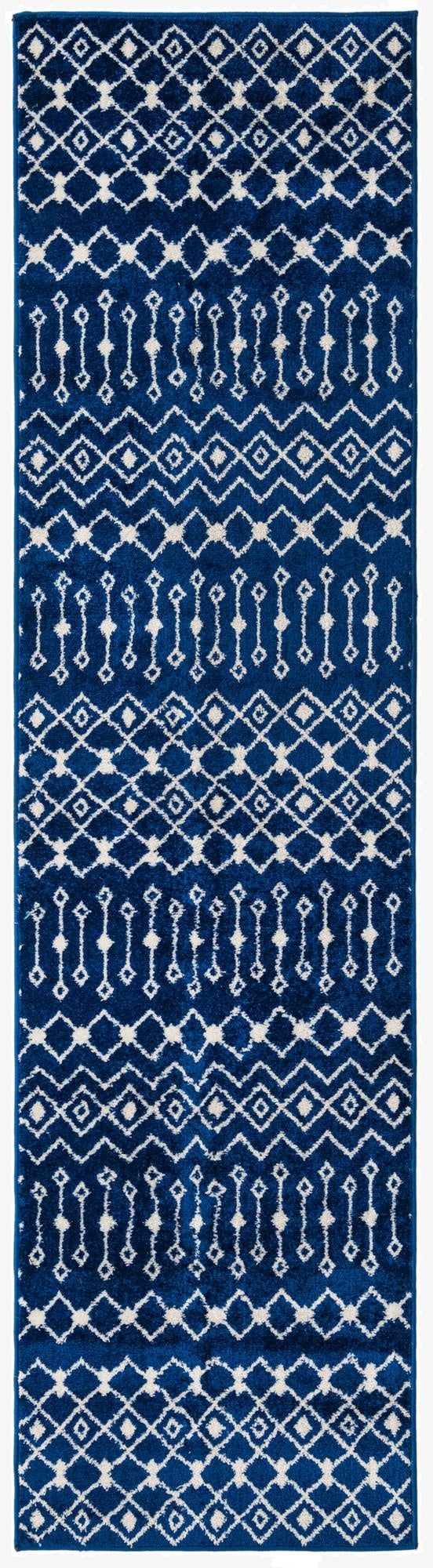  2' 7 x 10' Moroccan Trellis Runner Rug