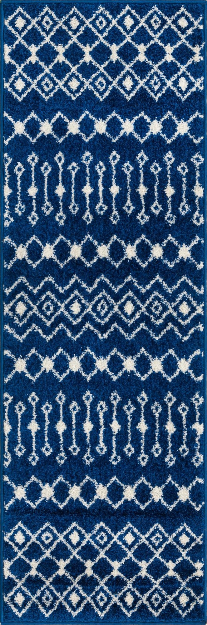  2' x 6' Moroccan Trellis Runner Rug