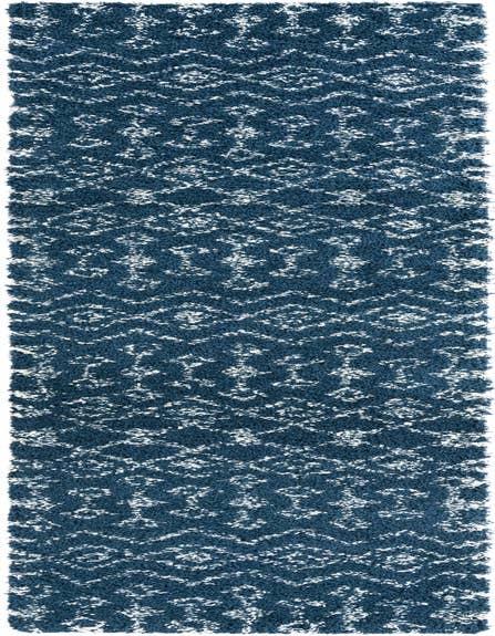 Detail image of  2' 7 x 12' Moroccan Trellis Shag Runner Rug