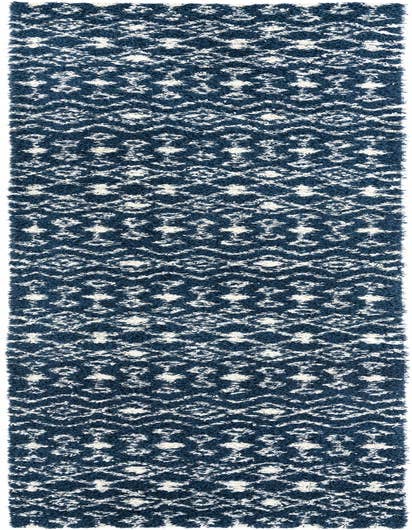 Detail image of  3' 3 x 16' 5 Moroccan Trellis Shag Runner Rug