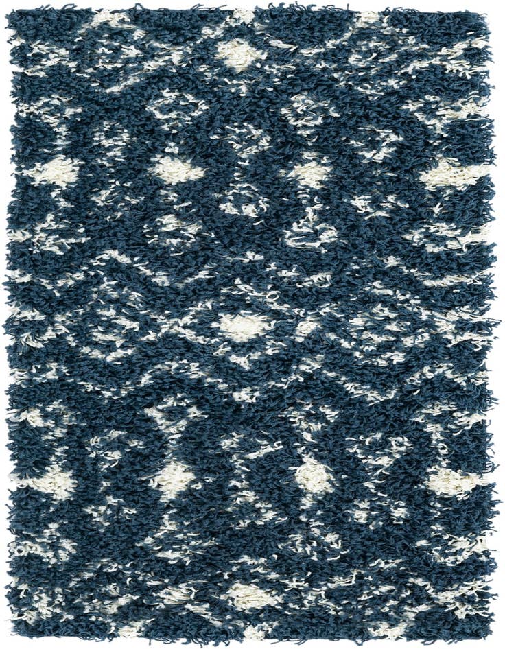 Detail image of  2' x 4' Moroccan Trellis Shag Runner Rug