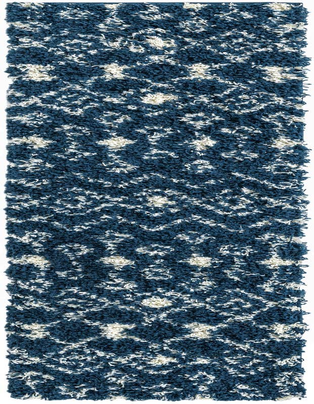 Detail image of  2' x 7' Moroccan Trellis Shag Runner Rug