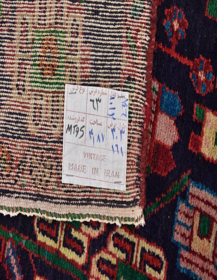 Detail image of 5' 5 x 10' Hand Knotted Nahavand Persian Wool Runner Rug