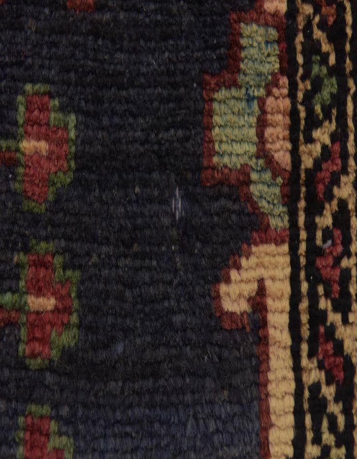 Detail image of  3' 9 x 10' 4  Hand Knotted Nahavand Persian Wool Runner Rug