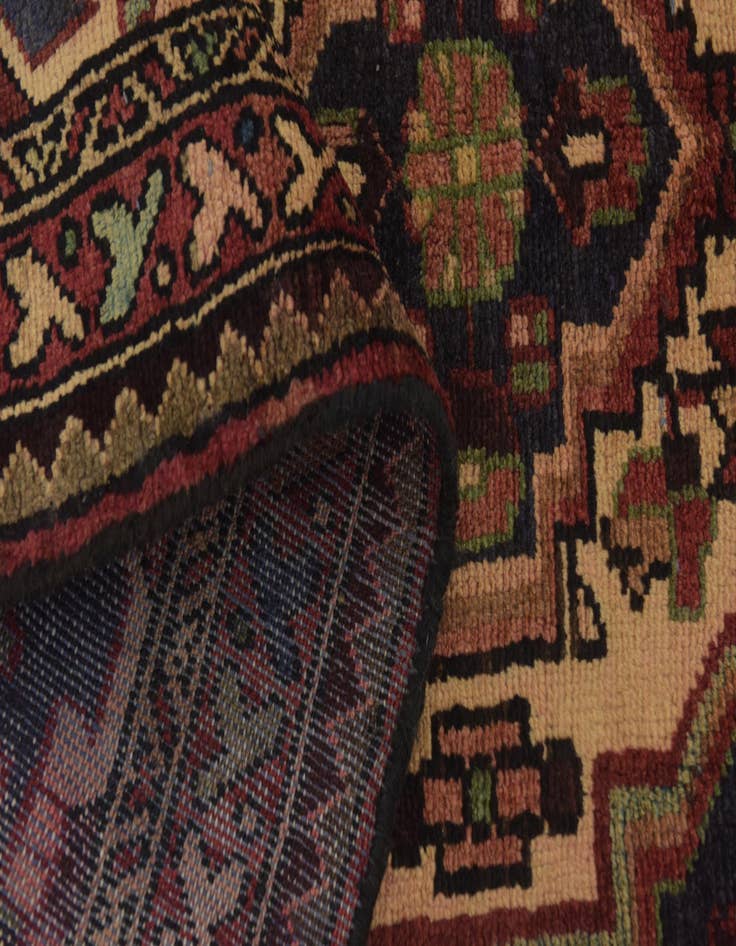 Detail image of  3' 9 x 10' 4  Hand Knotted Nahavand Persian Wool Runner Rug