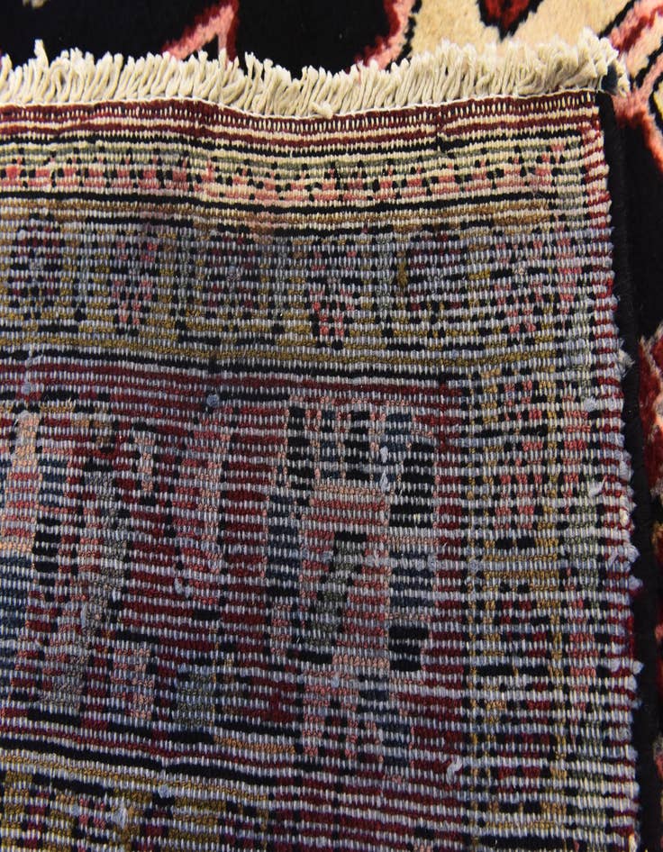 Detail image of 4' 8 x 10' Hand Knotted Nahavand Persian Wool Runner Rug