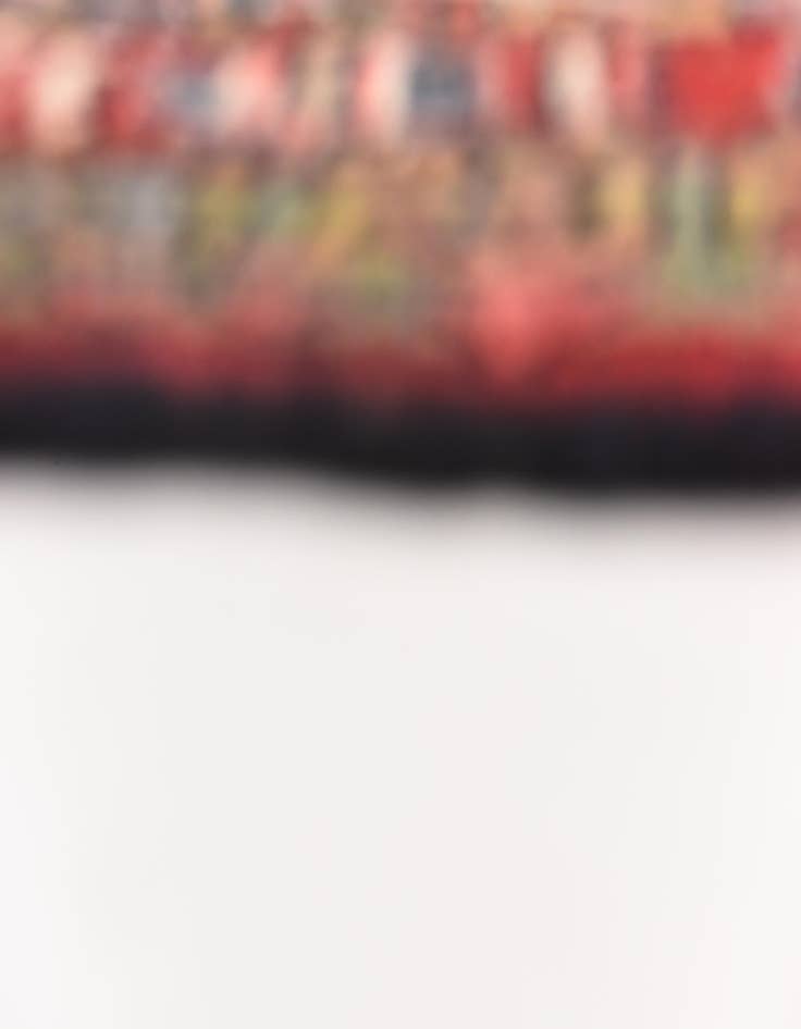 Detail image of 4' 8 x 10' Hand Knotted Nahavand Persian Wool Runner Rug