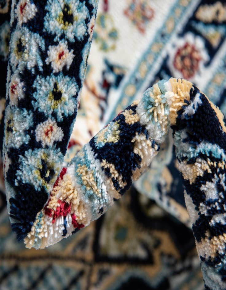 Detail image of 3' x 13' Nain Design Runner Rug