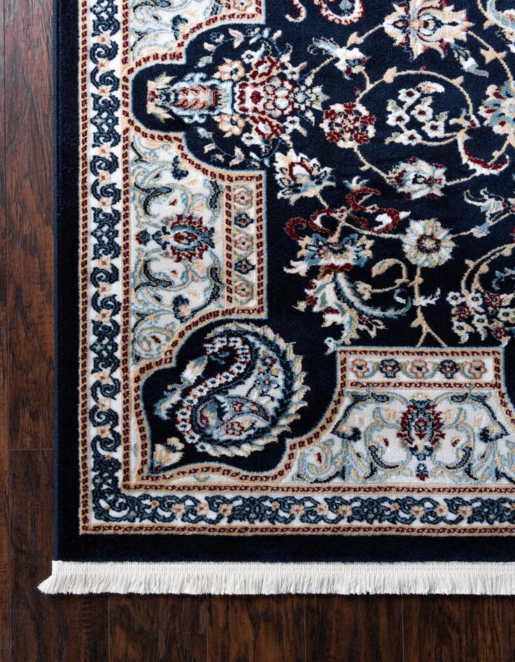 Detail image of  3' x 13' Nain Design Runner Rug