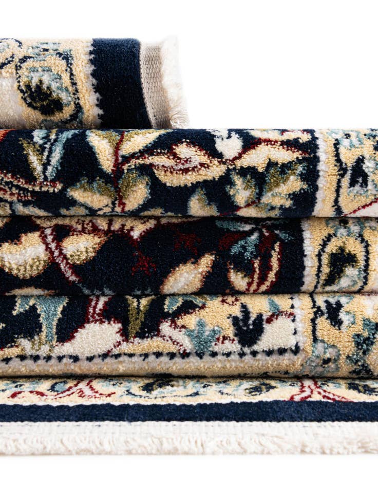 Detail image of  3' x 13' Nain Design Runner Rug