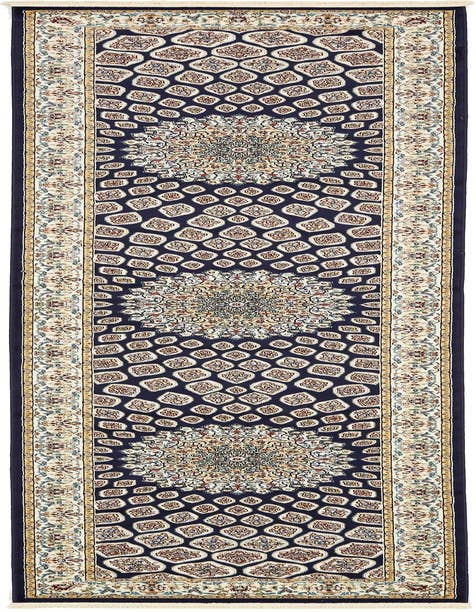 Detail image of  3' x 13' Nain Design Runner Rug