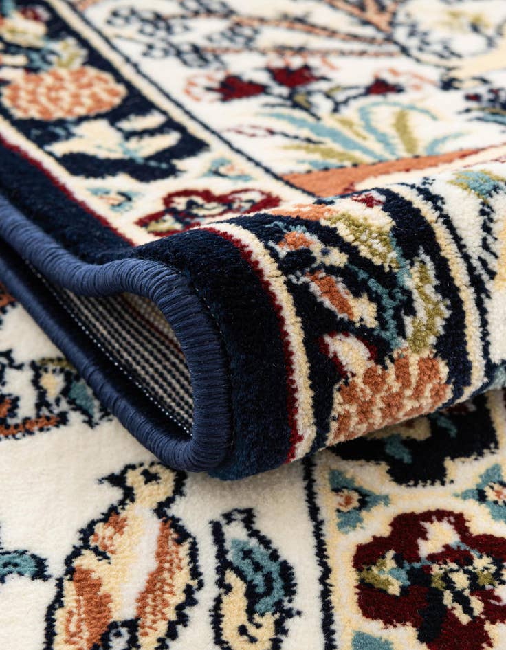 Detail image of  3' x 13' Nain Design Runner Rug