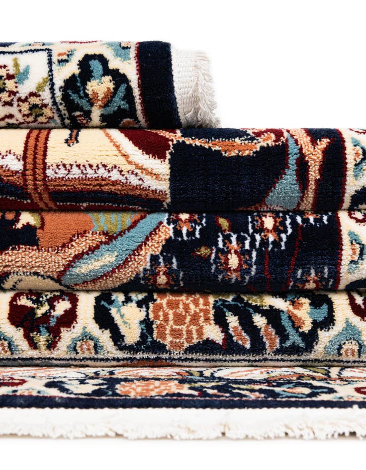 Detail image of  3' x 13' Nain Design Runner Rug