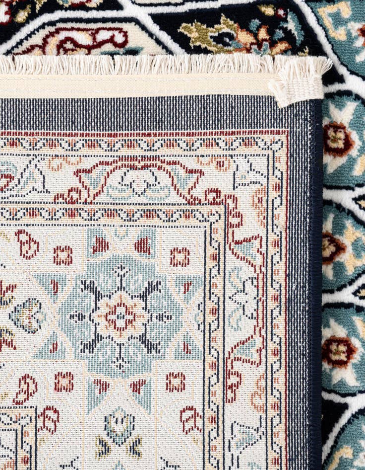 Detail image of  2' 7 x 9' Nain Design Runner Rug