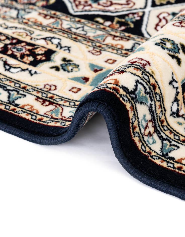 Detail image of  2' 7 x 9' Nain Design Runner Rug