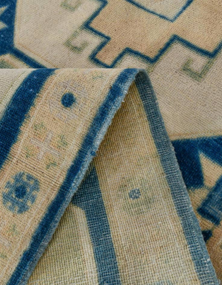 Detail image of  3' x 9' 11  Hand Knotted Oushak Wool Runner Rug