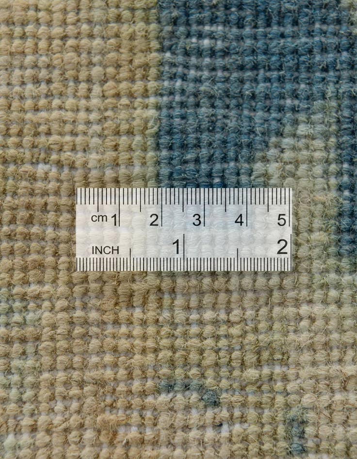 Detail image of  3' x 9' 11  Hand Knotted Oushak Wool Runner Rug