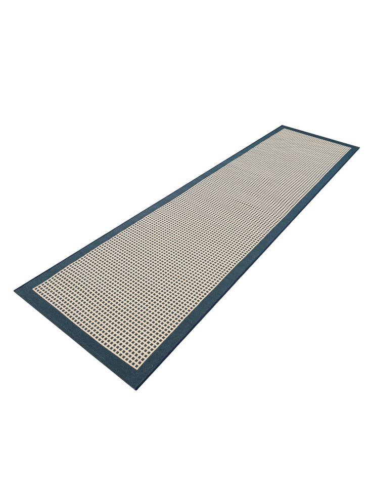 Detail image of  2' 7 x 10'  Washable Border Indoor / Outdoor Runner Rug