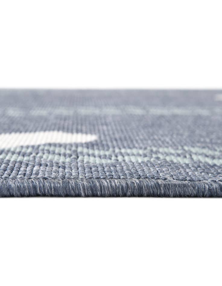 Detail image of  2' x 6'  Washable Coastal Indoor / Outdoor Runner Rug