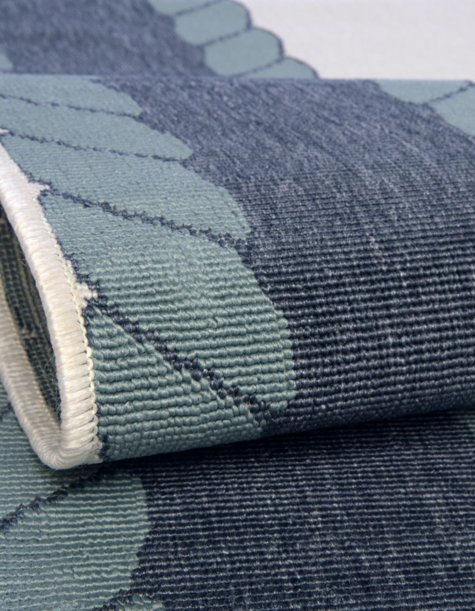 Navy Blue 2' x 6' Coastal Indoor / Outdoor Runner Rug | Rugs.com