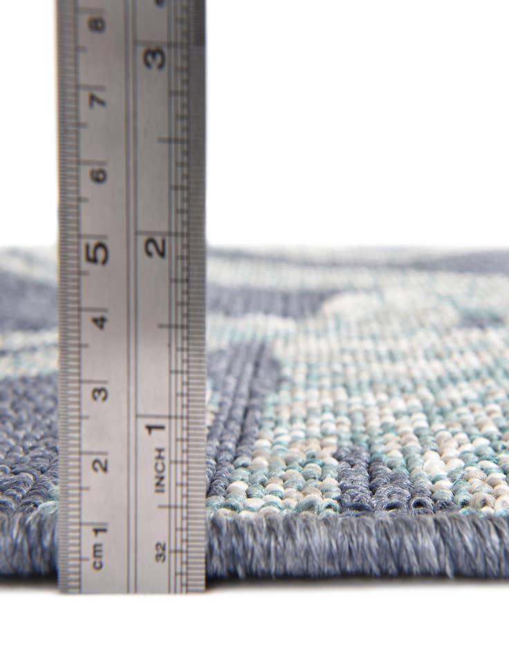 Detail image of  2' x 6'  Washable Coastal Indoor / Outdoor Runner Rug