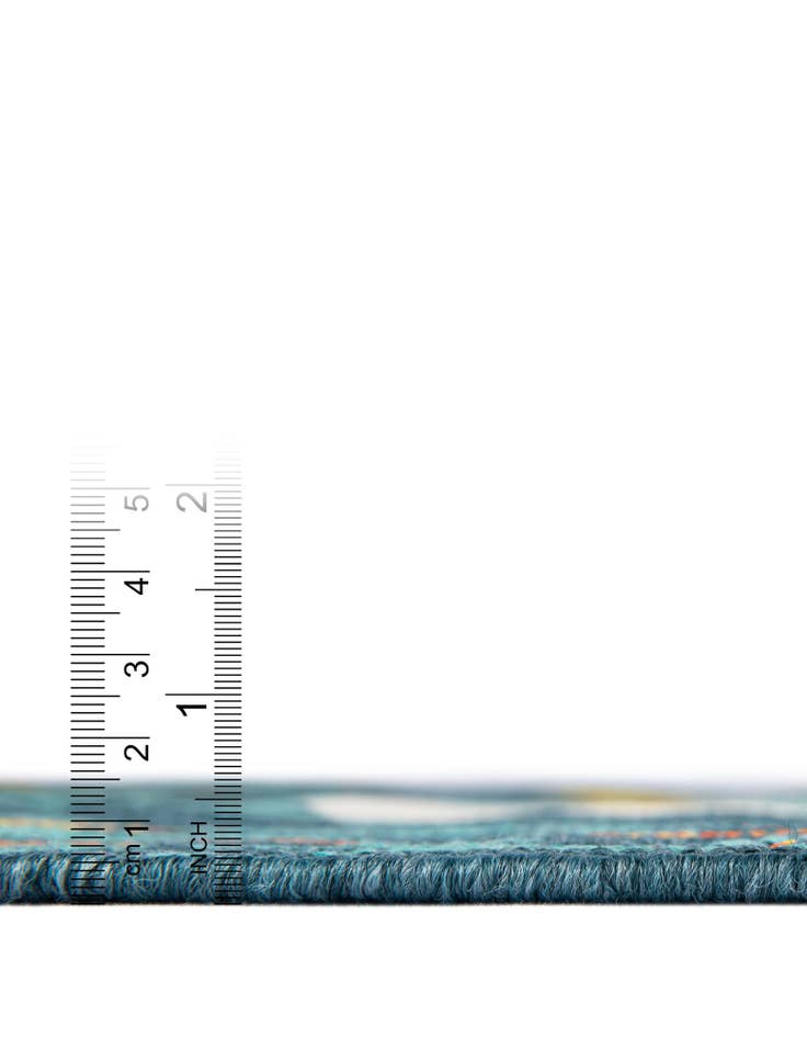 Detail image of  2' x 5'  Washable Coastal Indoor / Outdoor Runner Rug