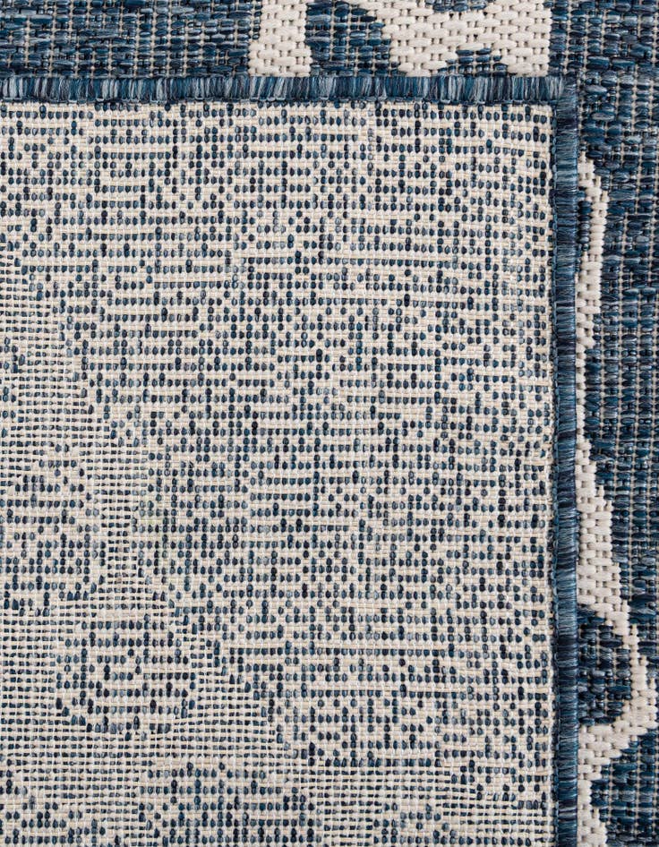 Detail image of  2' x 5' 3  Washable Coastal Indoor / Outdoor Runner Rug