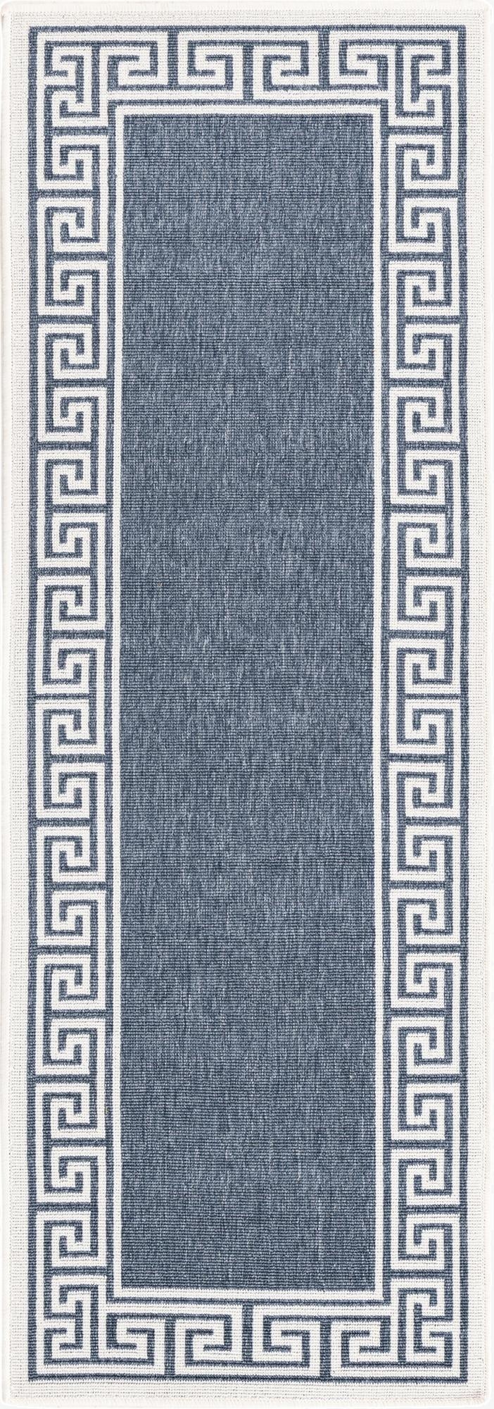 Primary image  2' x 6'  Washable Coastal Indoor / Outdoor Runner Rug