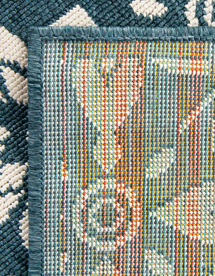 Detail image of  2' x 5'  Washable Lattice Indoor / Outdoor Runner Rug