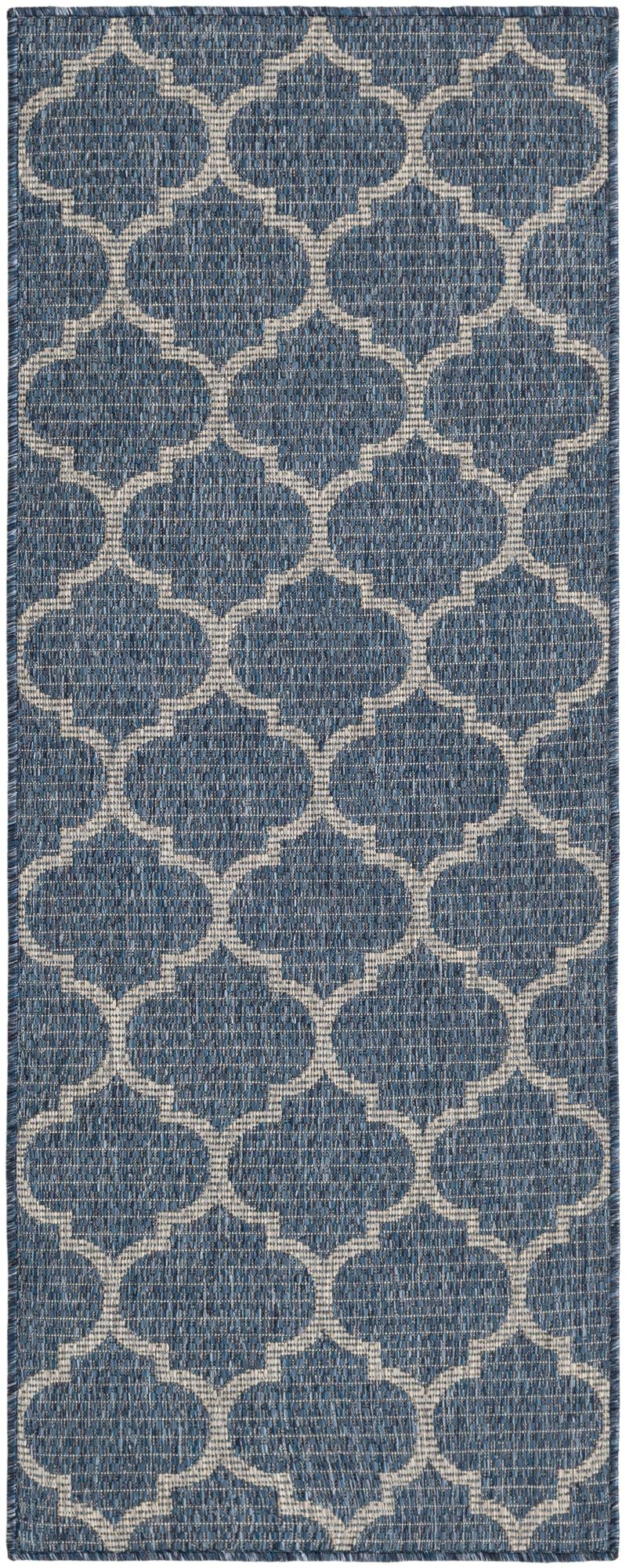 Primary image  2' x 5'  Washable Lattice Indoor / Outdoor Runner Rug