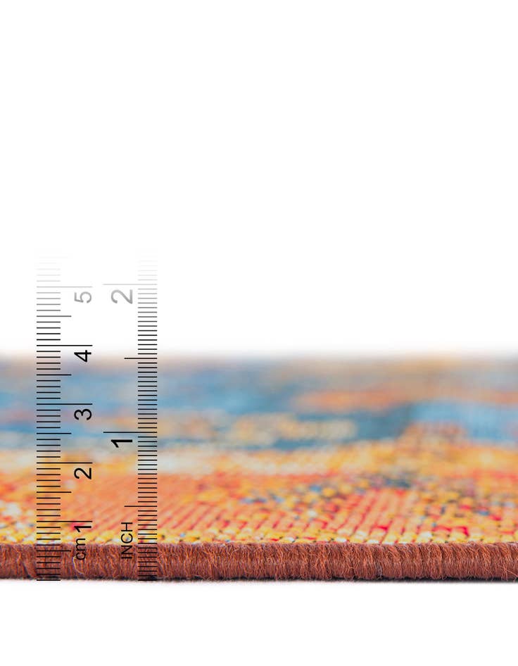 Detail image of  2' x 5'  Washable Traditional Indoor / Outdoor Runner Rug