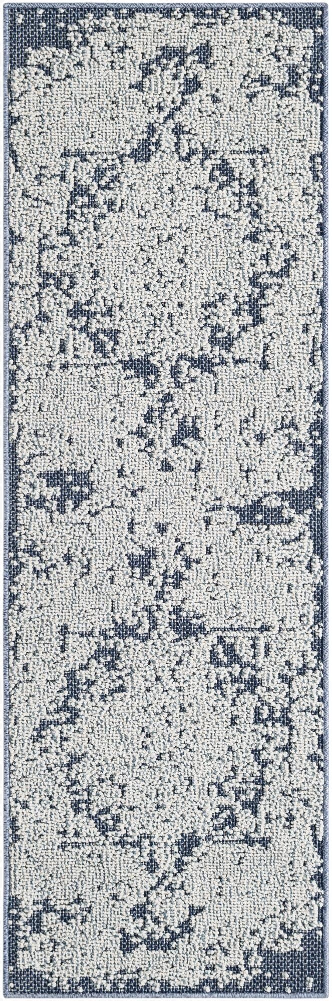  2' x 6' 1  Washable Traditional Indoor / Outdoor Runner Rug