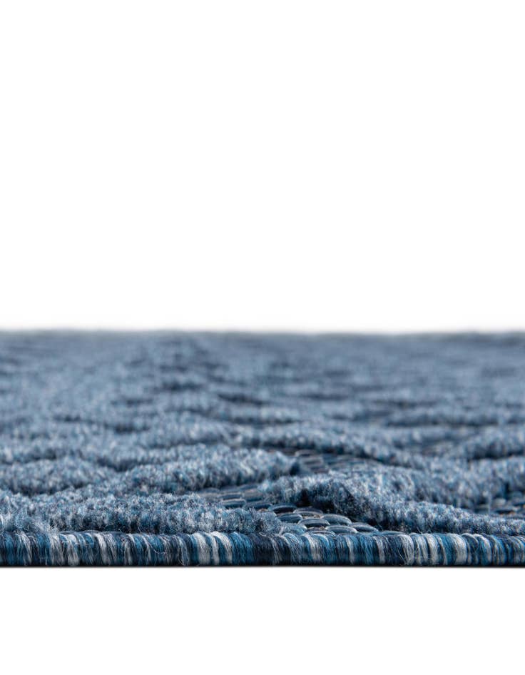 Detail image of  2' x 6'  Washable Trellis Textured Indoor / Outdoor Runner Rug