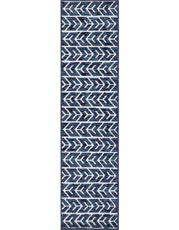 2' x 8' Washable Sabrina Soto Aston Indoor / Outdoor Runner Rug