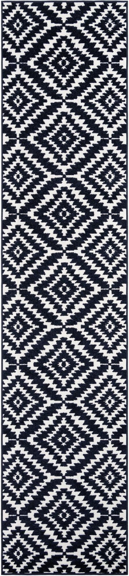  2' 7 x 12'  Washable Sabrina Soto Indoor / Outdoor Runner Rug