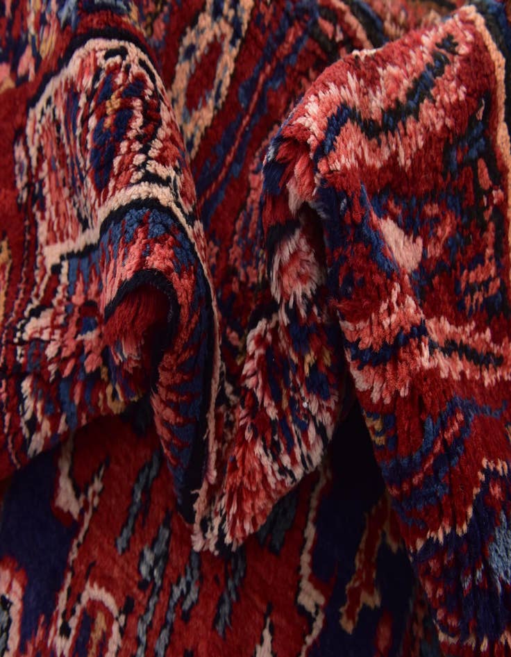 Detail image of 4' 10 x 11' 3 Hand Knotted Shahrbaft Persian Wool Runner Rug