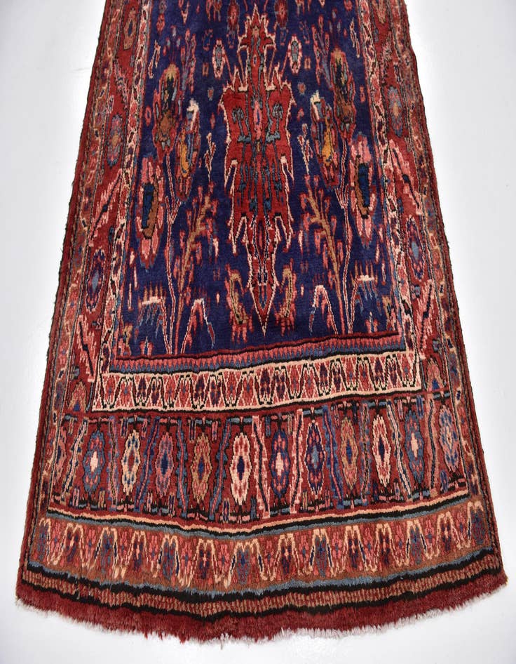 Detail image of 4' 10 x 11' 3 Hand Knotted Shahrbaft Persian Wool Runner Rug