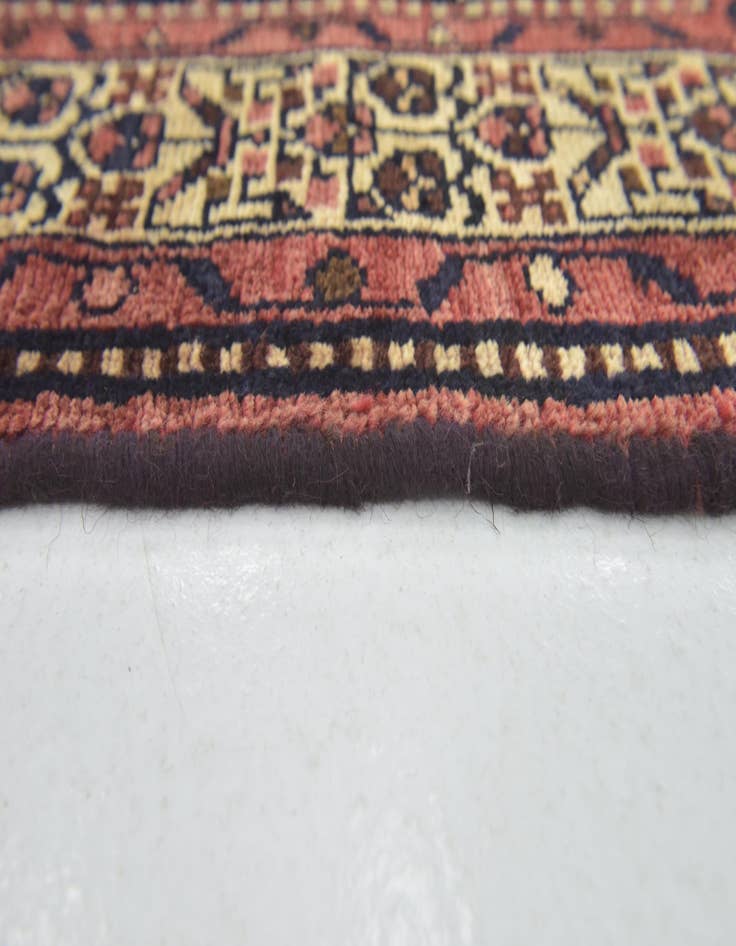 Detail image of 3' 5 x 9' 9 Hand Knotted Shahsavand Persian Wool Runner Rug