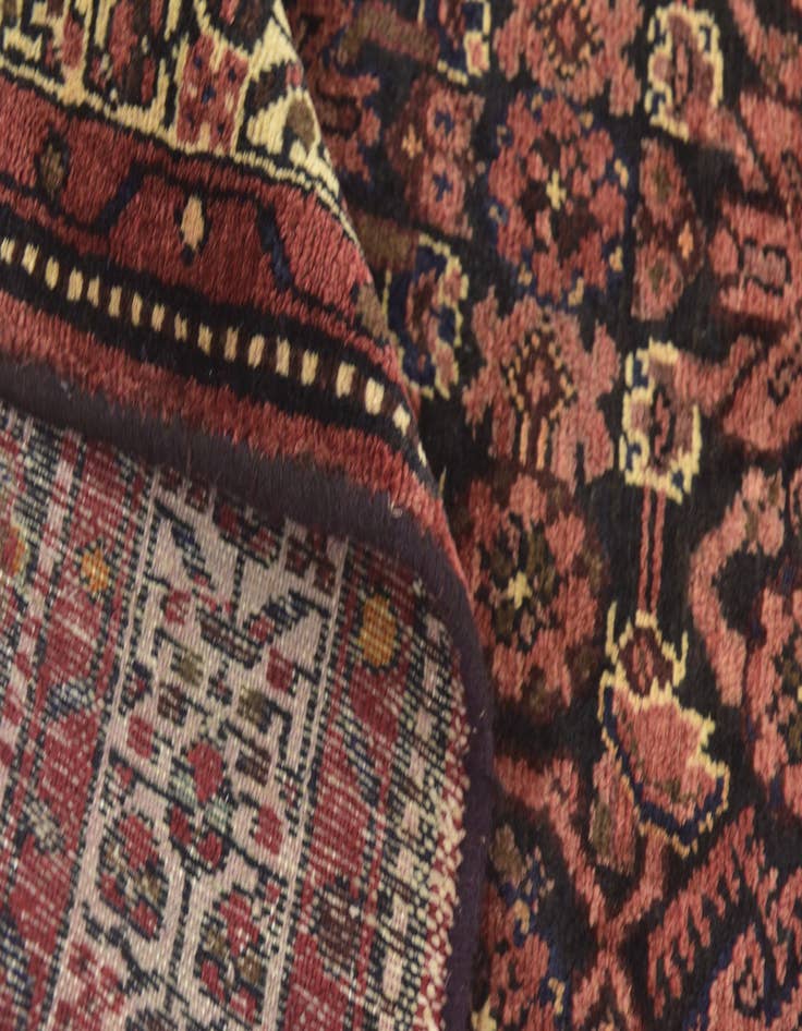 Detail image of 3' 5 x 9' 9 Hand Knotted Shahsavand Persian Wool Runner Rug