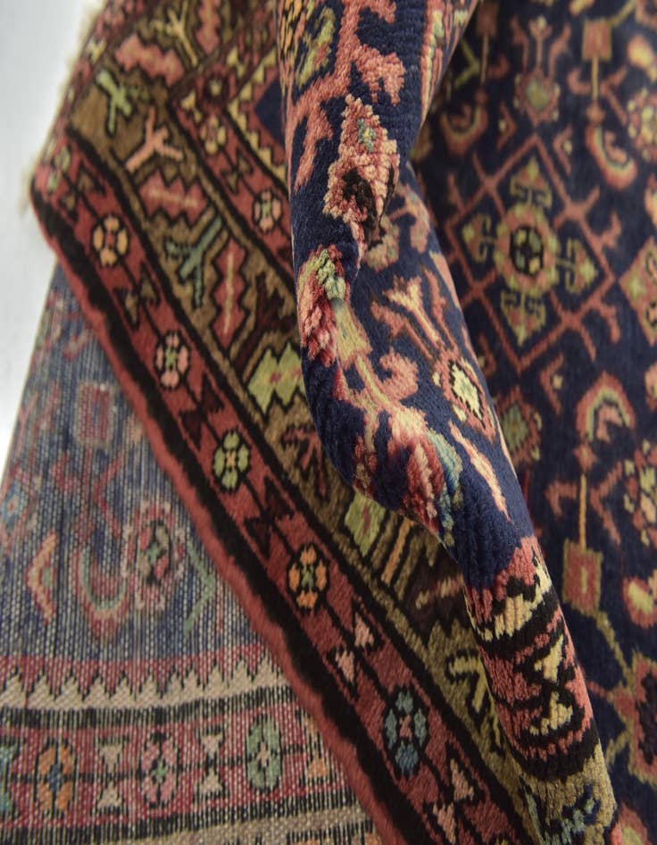 Detail image of  3' 7 x 9' 8  Hand Knotted Shahsavand Persian Wool Runner Rug