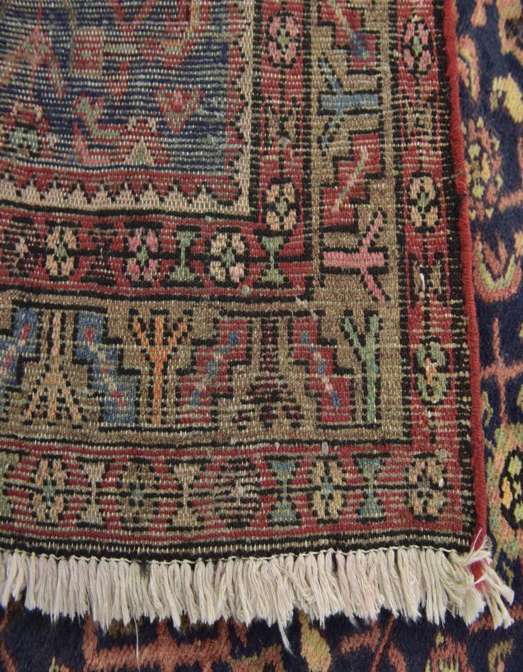 Detail image of  3' 7 x 9' 8  Hand Knotted Shahsavand Persian Wool Runner Rug