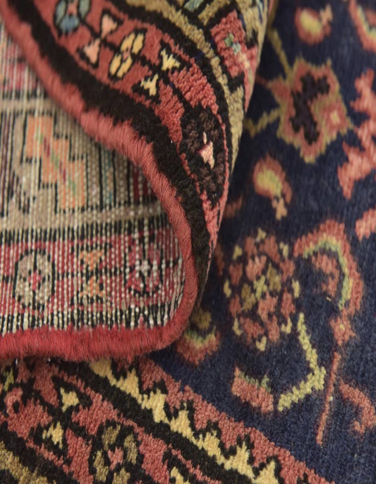 Detail image of  3' 7 x 9' 8  Hand Knotted Shahsavand Persian Wool Runner Rug