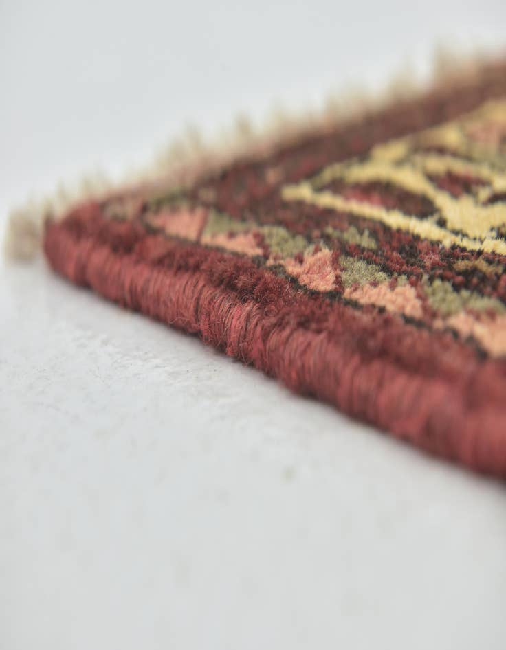 Detail image of 3' 8 x 10' 7 Hand Knotted Shahsavand Persian Wool Runner Rug